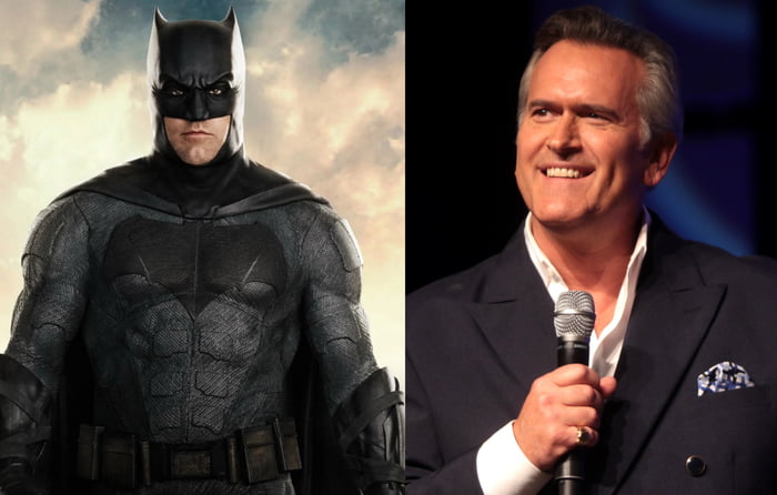 Sam Raimi is known for his over the top horror and directing style, so if  he directs a Batman movie who should Bruce Campbell play? Since Sam and  Bruce are good friends,