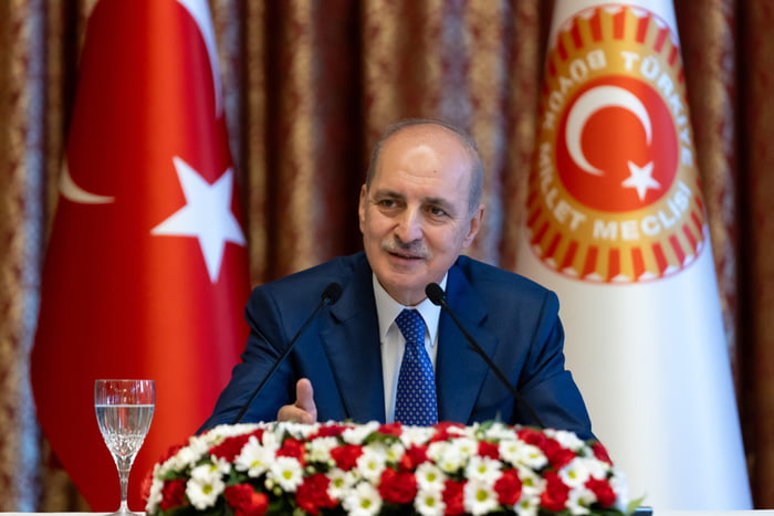 Head Of The Turkish Parliament Numan Kurtulmus We Find It Difficult
