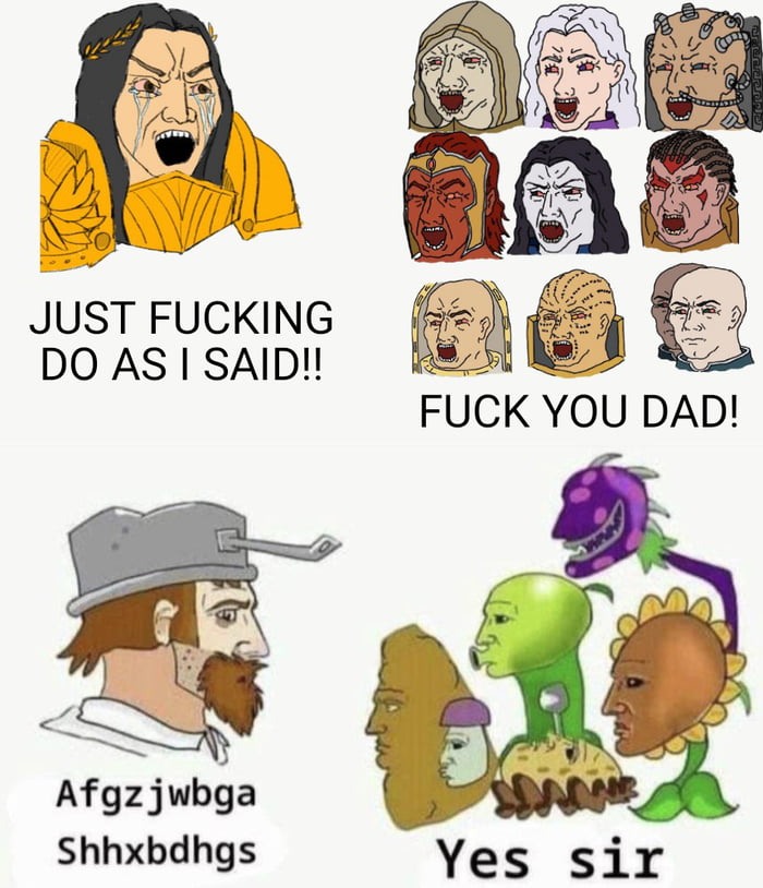 Virgin Emperor vs Chad dave - 9GAG