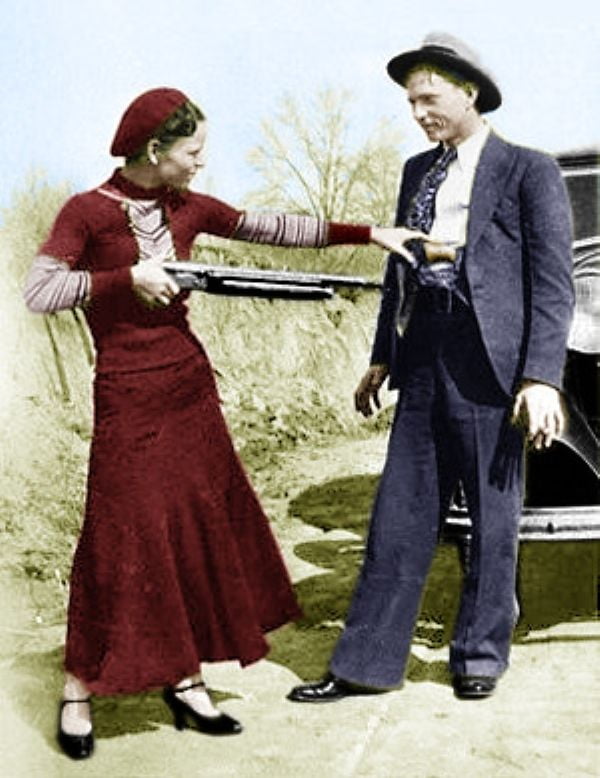 Bonnie and Clyde 1930s - 9GAG