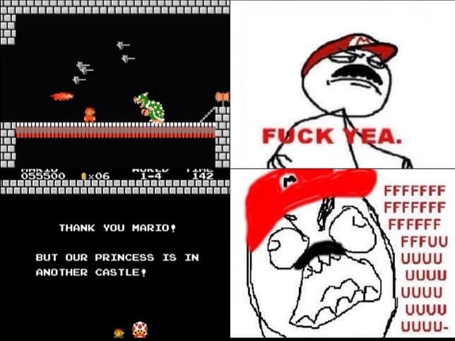 I did it for you toad - 9GAG