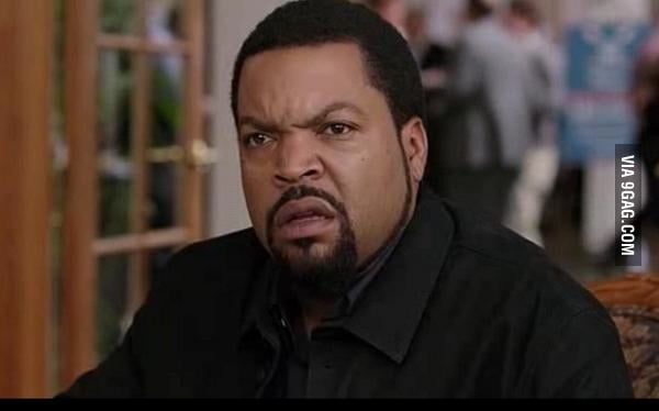 Ice cube has one of the best reaction faces ever - 9GAG