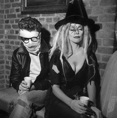 Maila Nurmi (Vampira) and friend Jack Simmons (dressed as James Dean ...