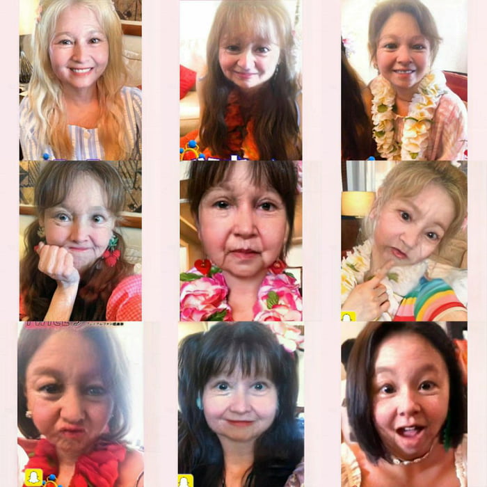 TWICE Old Face Filter Over Baby Filter 9GAG Twice old face filter over baby filter 9gag