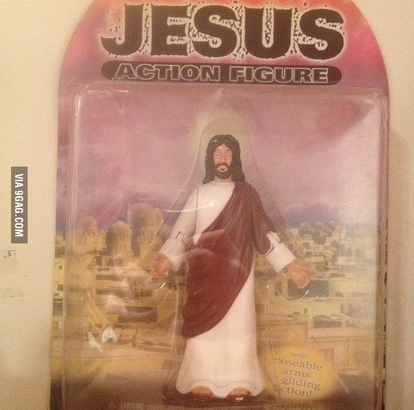 Jesus action figure - 9GAG