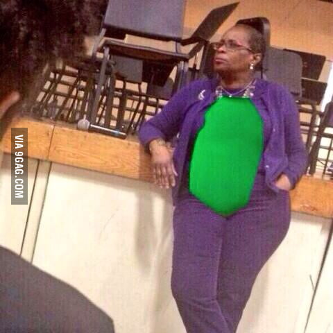 She wants to be Barney so bad - 9GAG