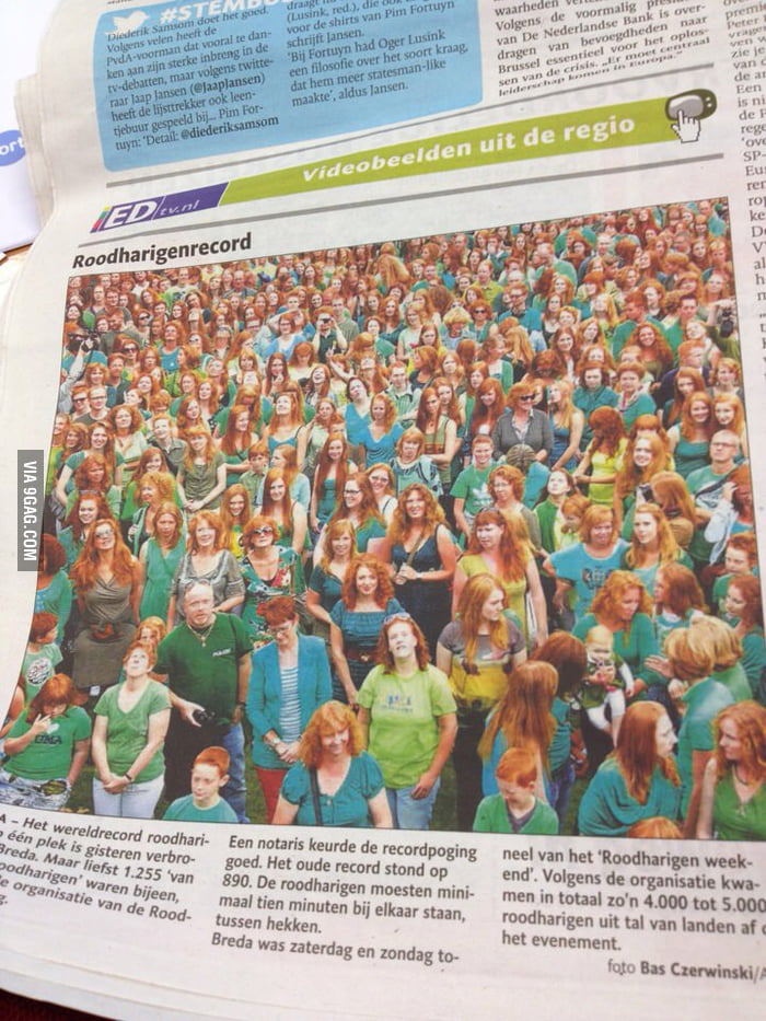 Gingerday in Holland!! no soul, no soul anywhere 9GAG