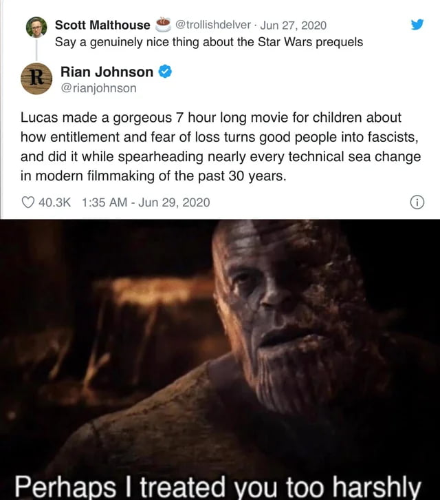 After watching the prequels for the first time: - 9GAG