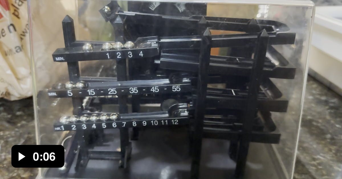 Unclock Wise Machine I have this piece of functional art. This is a kinetic clock called ...