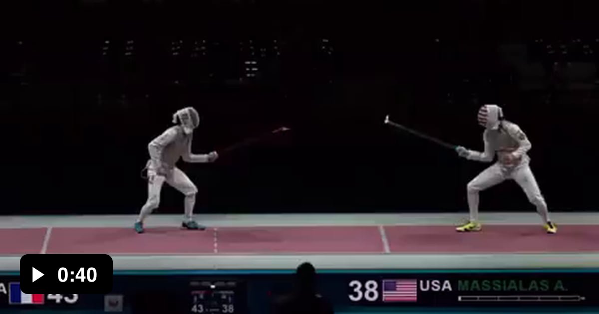After too much loud scream from the fencing guy, I urge fencing federation to release slow