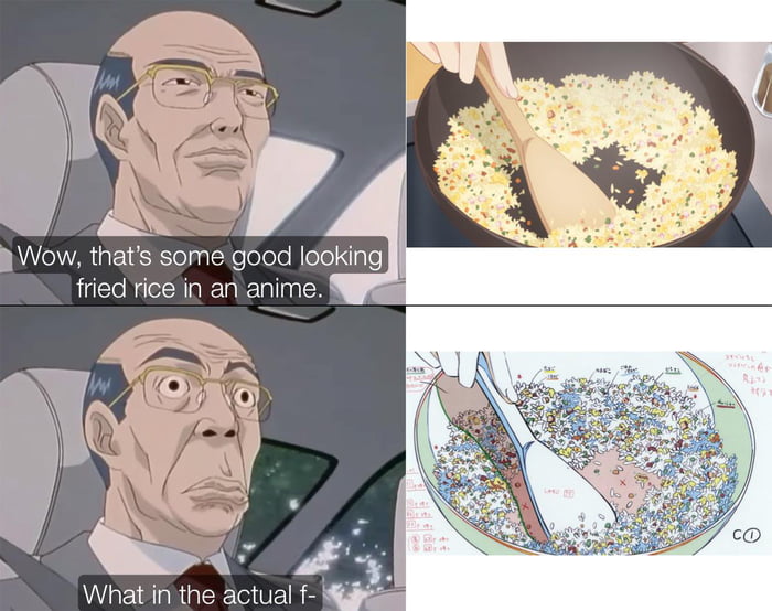 They actually drew every grain of rice - 9GAG