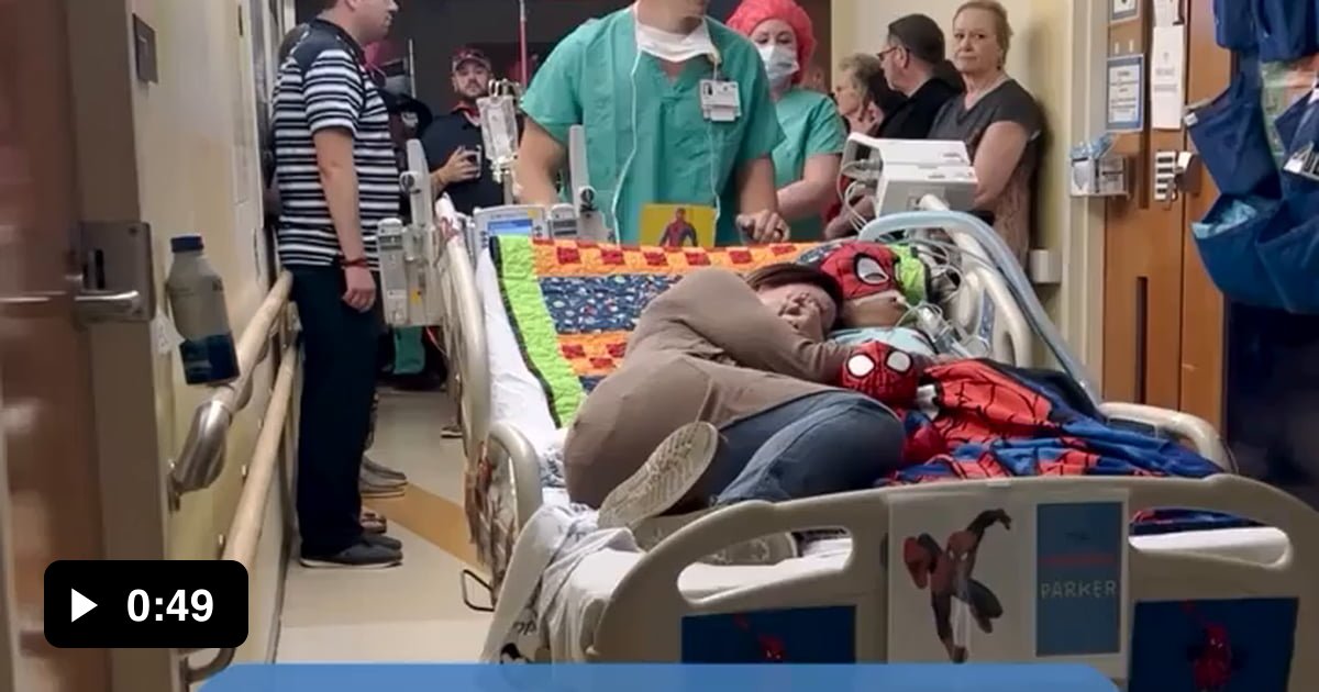 Honor walk of Parker Vasquez, a true hero, whose organs will save or