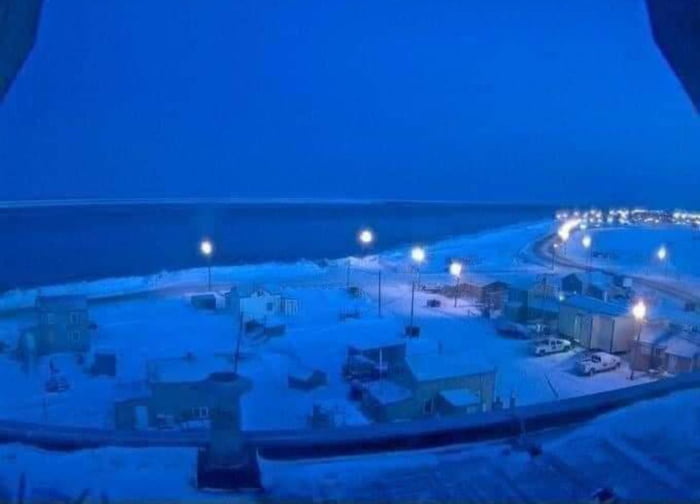 Good night for our fellows in Barrow Alaska! Polar night starts today