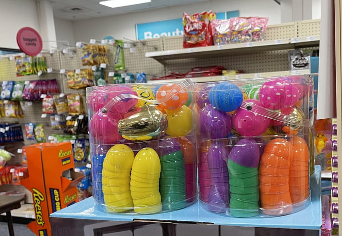 Stacked Easter egg halves or Easter themed dildos? - 9GAG