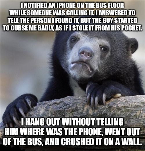 Still don't know if he deserved it and I feel bad about it. - 9GAG