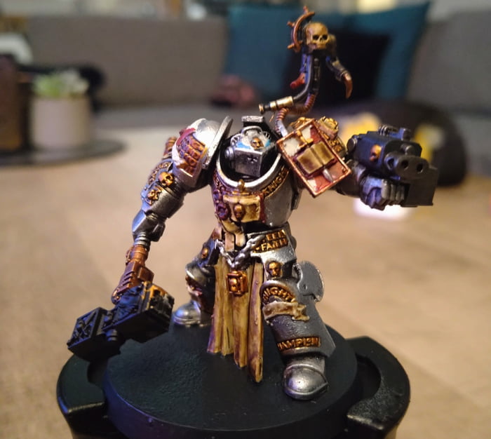 WIP My first mini still need to do scrollwork and hammer. - 9GAG