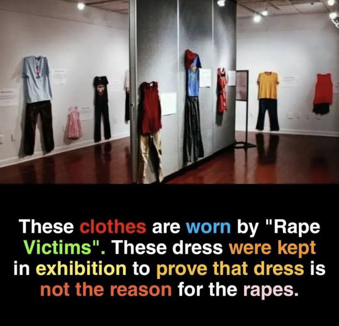 They proved dress is not the reason to get raped 9GAG