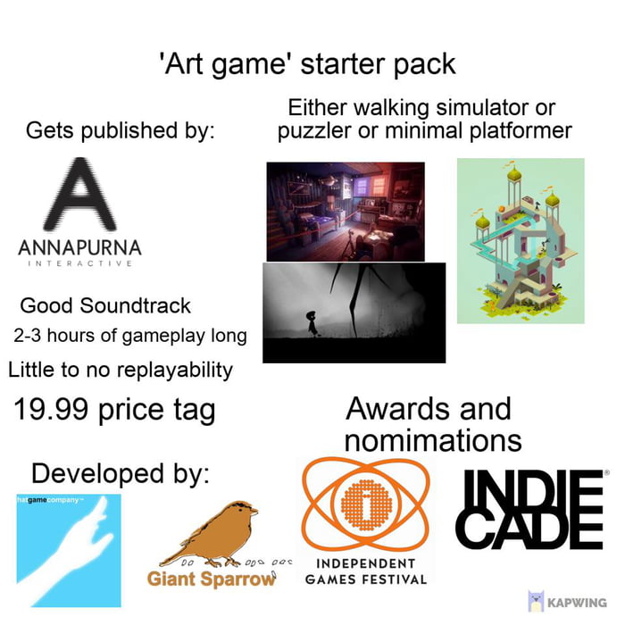 Art game starter pack - 9GAG