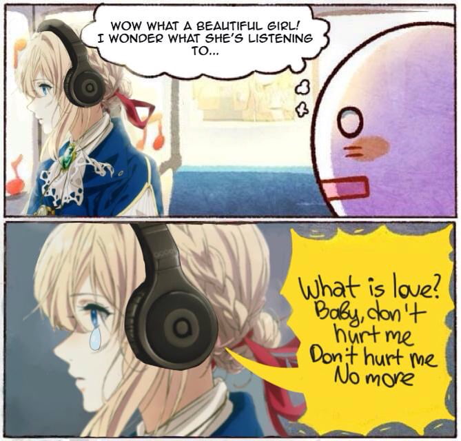 So apparently Violet Evergarden memes are a thing | Violet evergarden