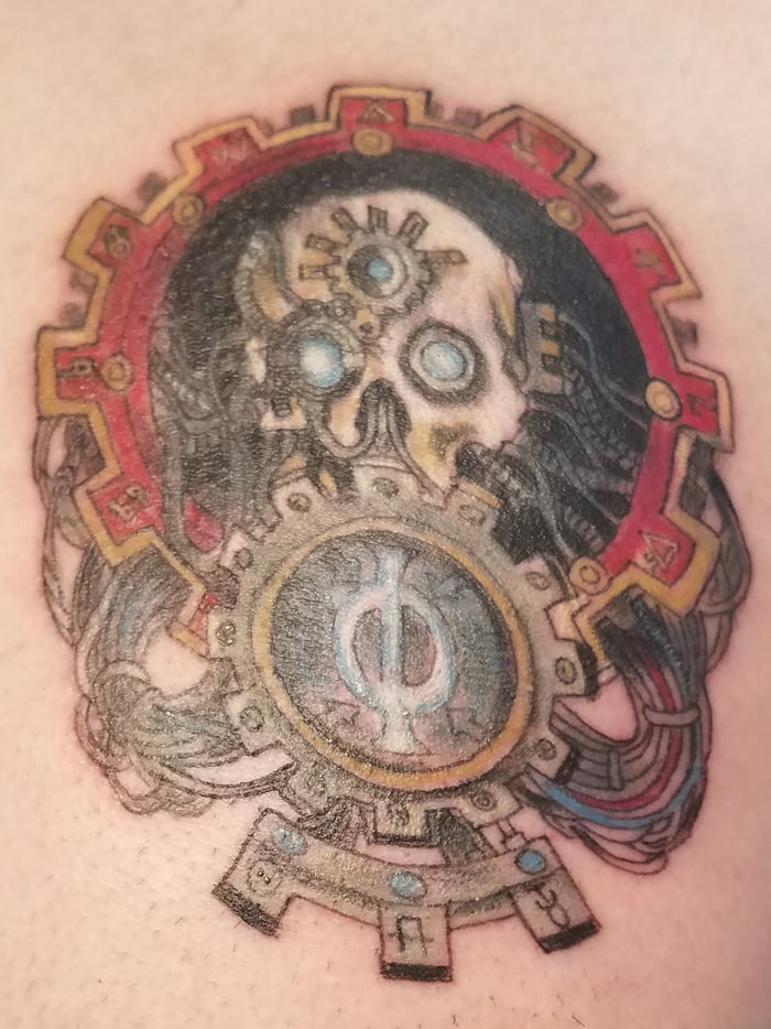 My Adeptus Mechanicus Tattoo - 9GAG