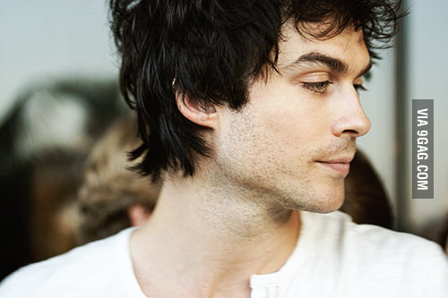 Dat jaw line doe - Ian Somerhalder, my one and only. - 9GAG