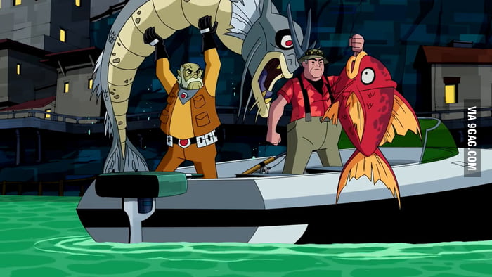 A Magikarp and a Gyarados in Ben 10!? 9GAG