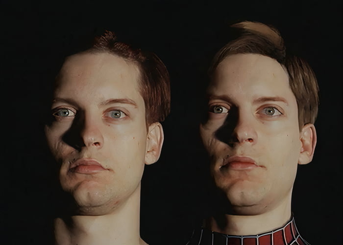 Tobey Maguire's CGI double for Spider-Man 2. - 9GAG