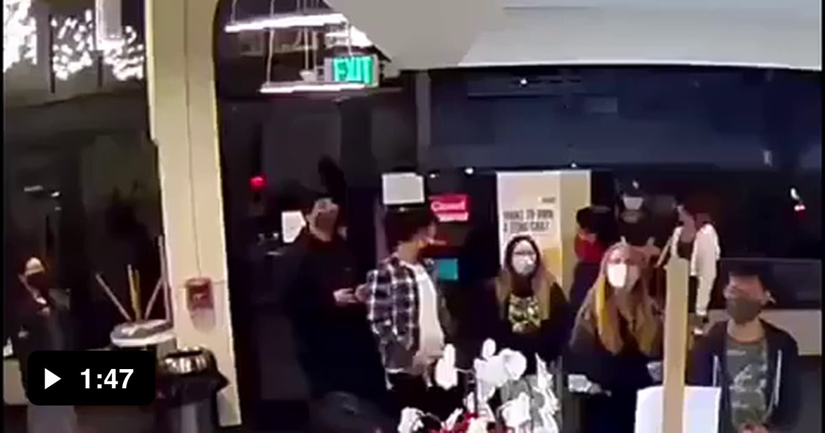 Guy walks into a boba tea restaurant, sets a customer's hair on fire, and gets a beatdown 9GAG