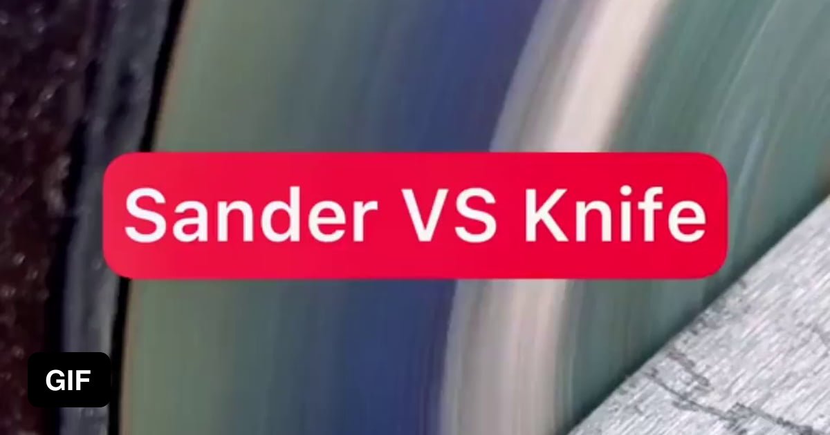 Sander vs. Knife 9GAG