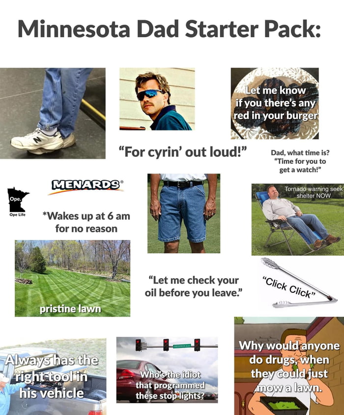 Minnesota dad starterpack 9GAG