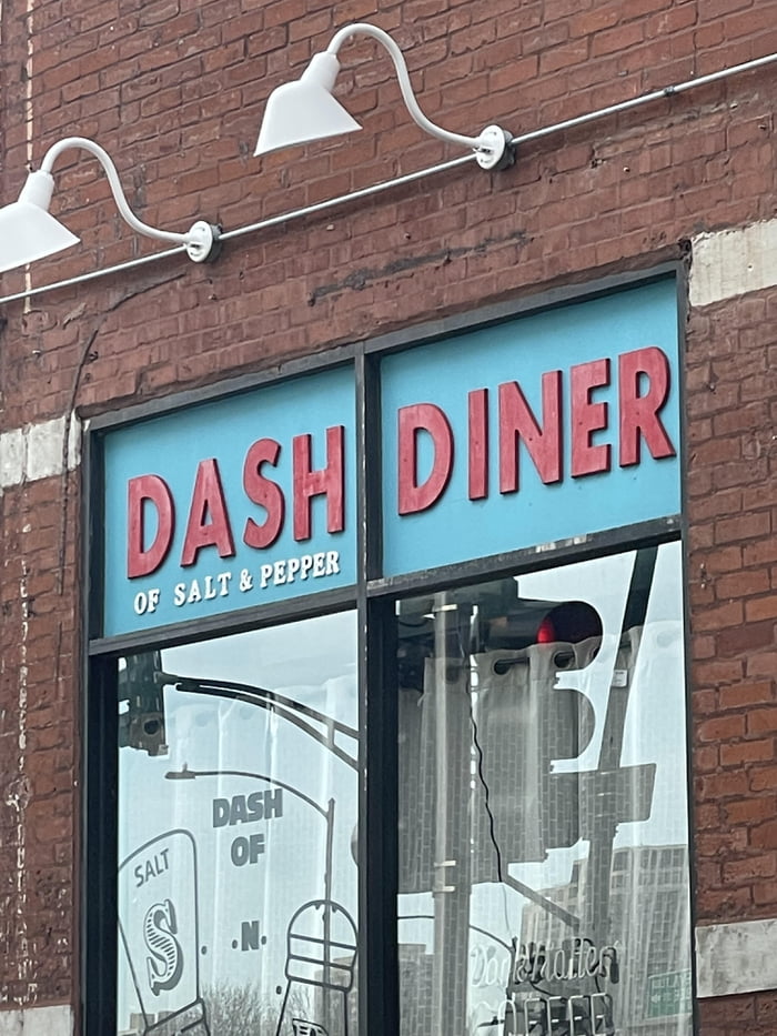 DASH DINER OF SALT & PEPPER 9GAG