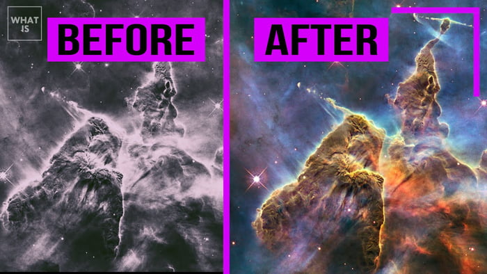 How scientists colorize photos of space - 9GAG