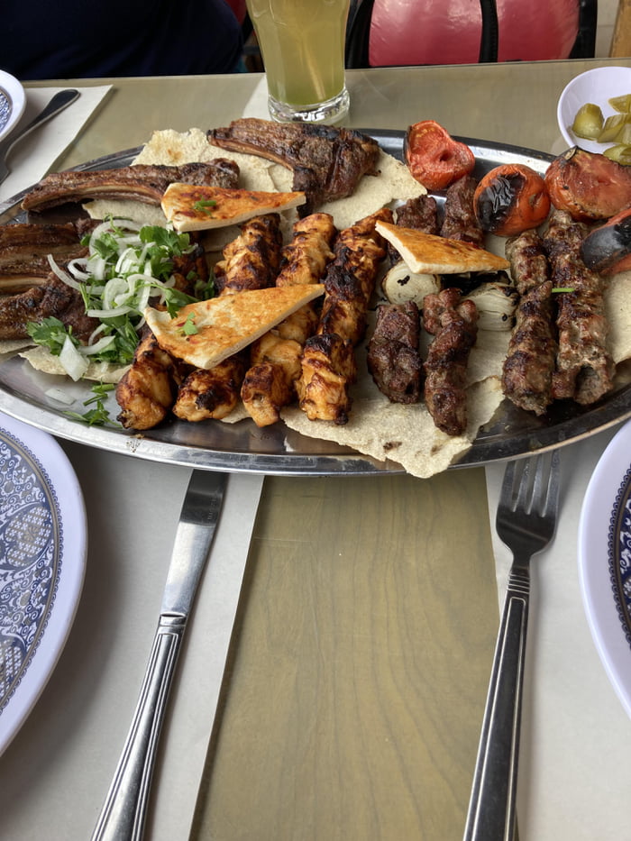 Meat plate in Jordan. 9GAG
