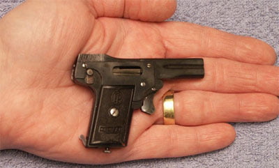 The 2mm Kolibri was a gun invented in WWI by an Austrian Watchmaker ...