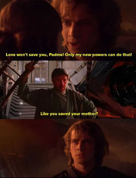 Mans got roasted twice on Mustafar - 9GAG