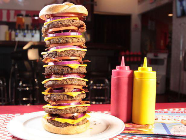 The ‘octuple Bypass Burger Is The Largest Burger On The Menu Of The