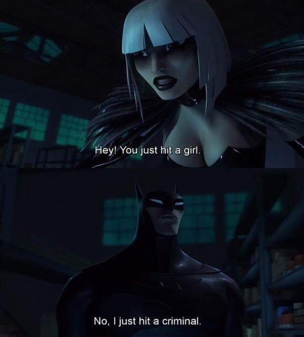 The hammer of justice is unisex. 9GAG