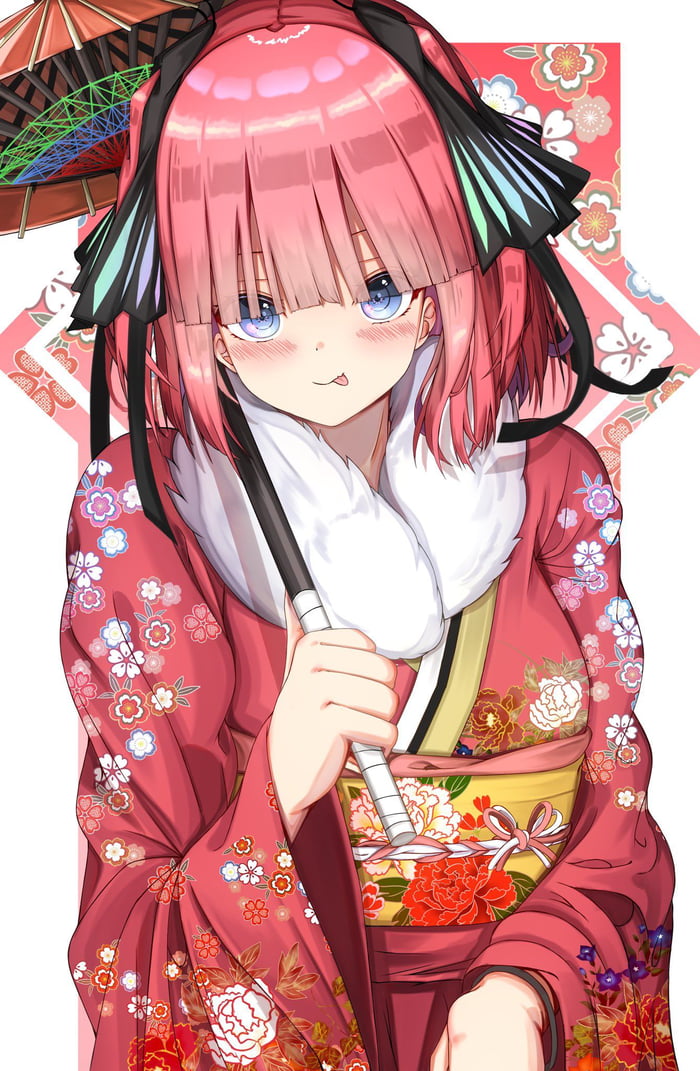 Kimono. [Go-Toubun no Hanayome] - 9GAG