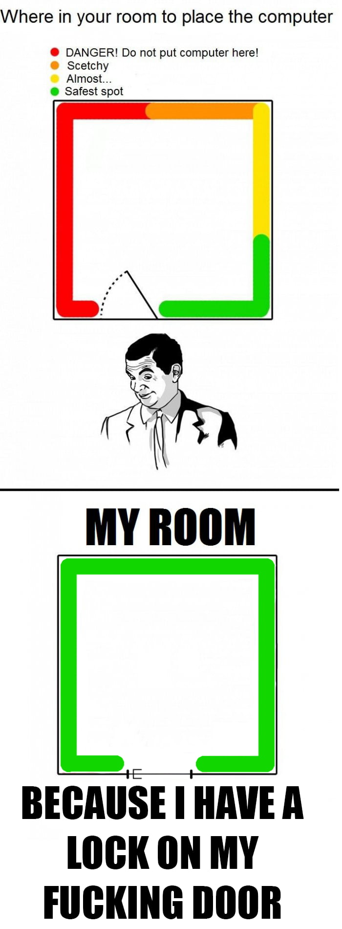 To the guy who posted where to place computer. - 9GAG