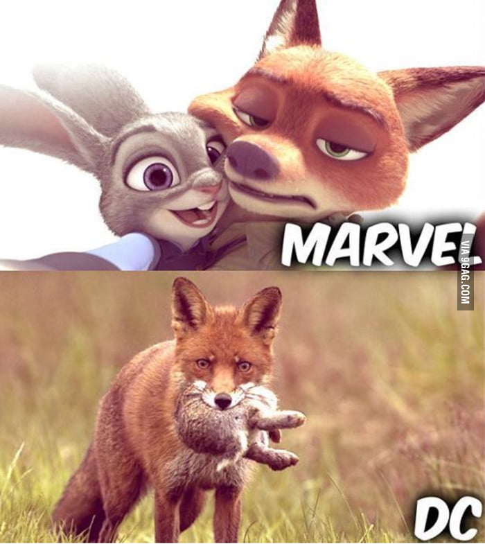 Marvel vs DC - 9GAG