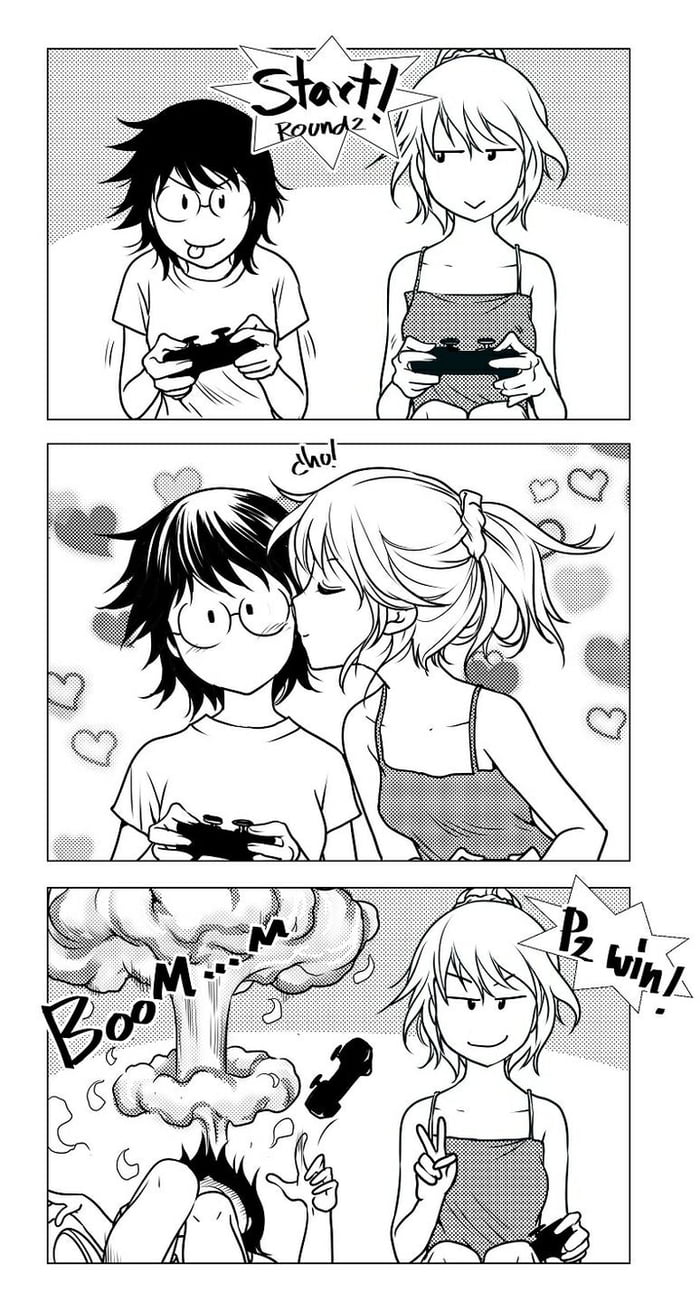 How to win the video game when playing with your boyfriend - 9GAG