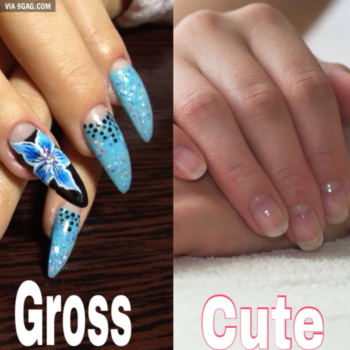 Am I The Only Who Finds Acrylic Nails Gross 9gag Am I The Only Who Finds Acrylic Nails Gross