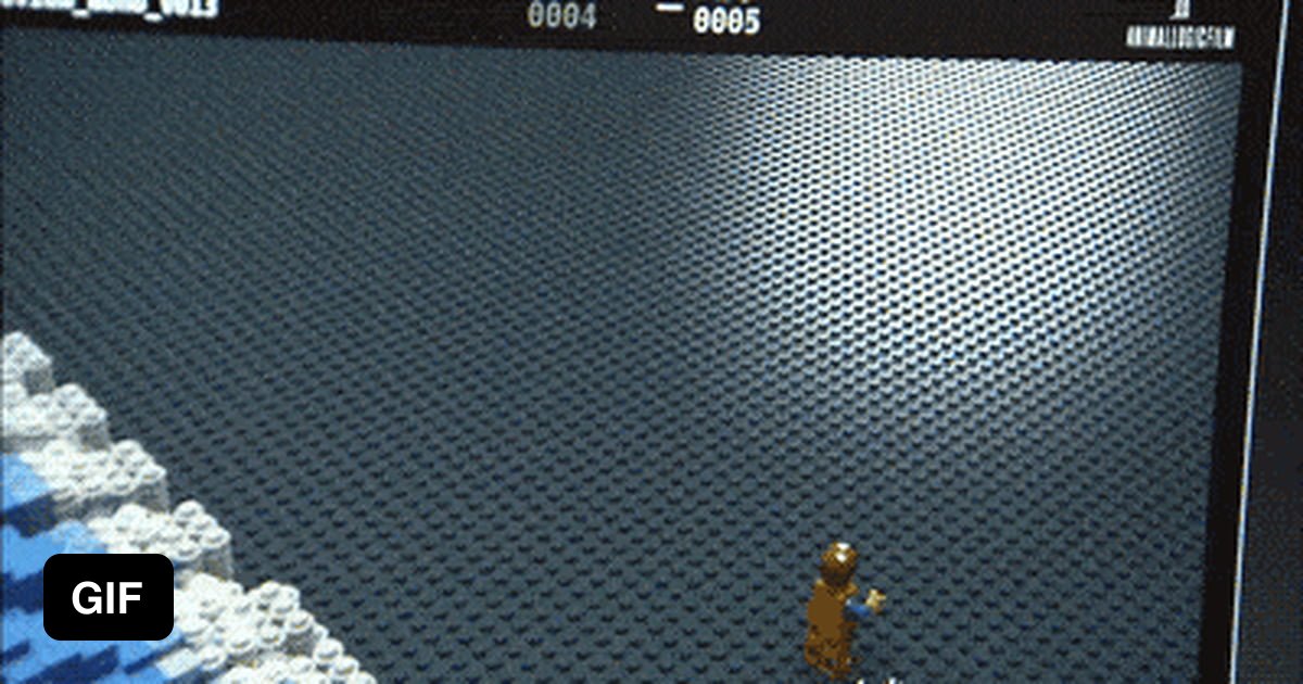 Animated Lego wave. So perfect - 9GAG