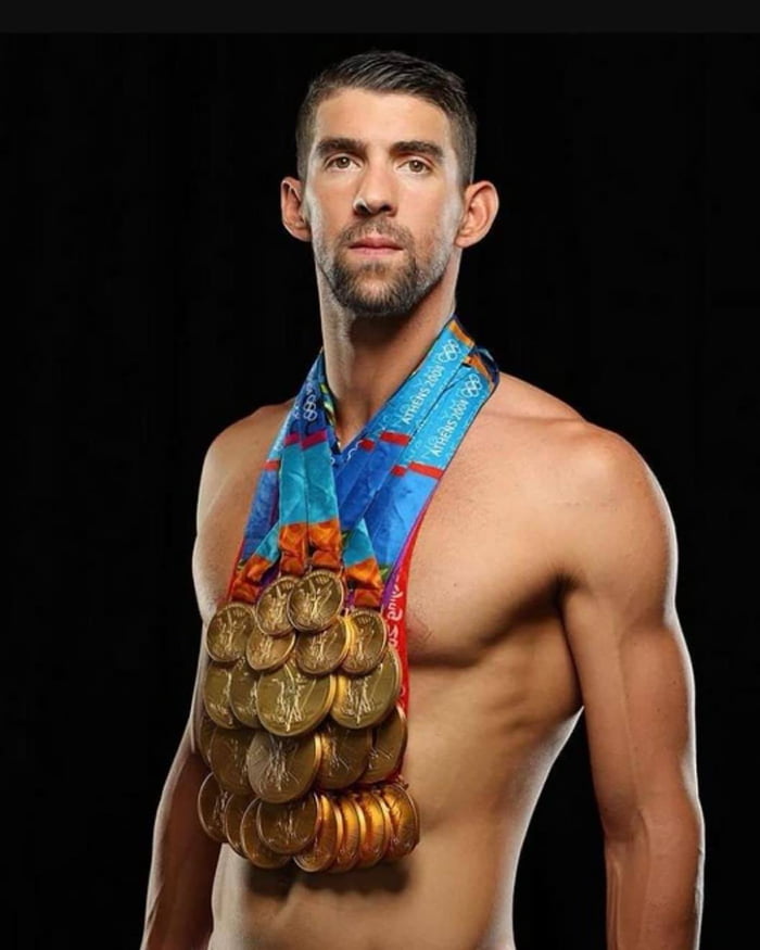 Michael Phelps The Baltimore Shark Turns 36the Most Decorated Olympian 28 Medals 23 Gold 9gag 