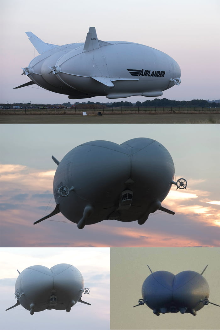 This is an Airlander 10 hybrid airship. It's giving me uncomfortable ...