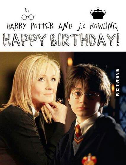 Jk on sale rowling birthday