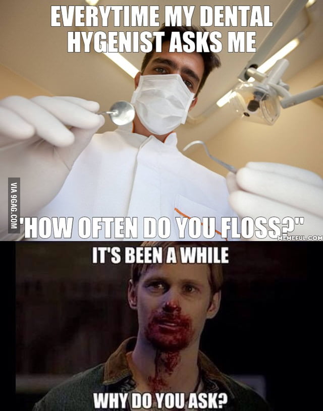 Going to the dentist tomorrow...this always happens. 