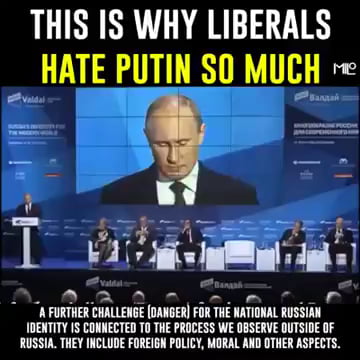 This Is Why Liberals Hate PUTIN So Much - 9GAG