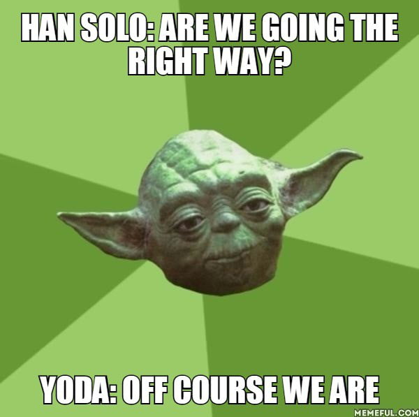 Yoda Direction Advice - 9GAG