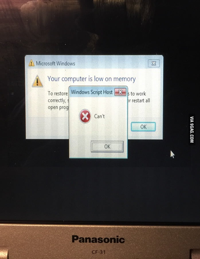 Apparently my computer at work wasn't having it today. - 9GAG